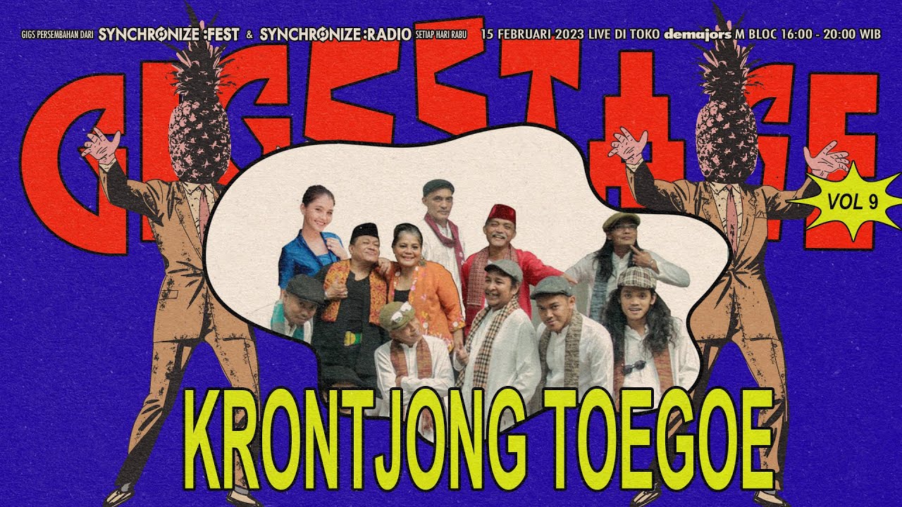 GIGS STAGE Vol.9: Krontjong Toegoe (Live at Synchronize Radio)