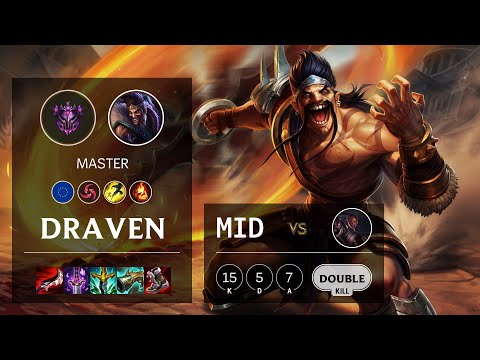 Draven Mid vs Lucian - EUW Master Patch 11.15