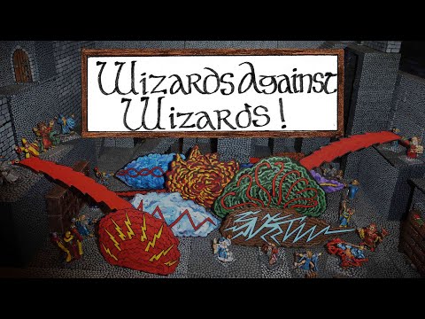 Wizards against Wizards! Spellcasters battle!