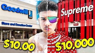 $10000 VS $10 Hypebeast Shopping