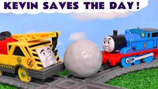 Thomas Train KEVIN Saves The Day - Toy Train Story