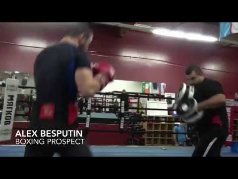 3rd training of the day how hard can you go? Alex Besputin killing mitts - EsNews