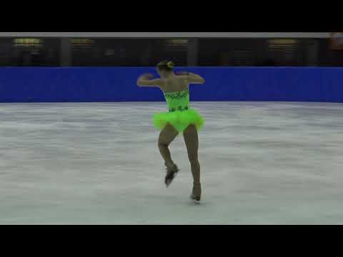 12. Santa Claus Cup 2018: Klaudia Toulova (SVK) - FS Advanced Novice Girls Free Skating