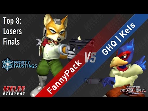 Frosty Faustings IX - FannyPack (Fox) vs. GHQ | Kels (Falco) - SSBM - Top 8, LF