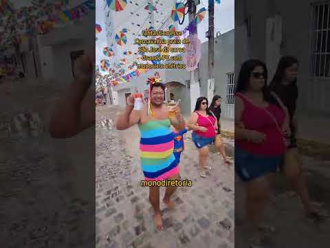 Carnaval de rua na praia de São José da coroa Grande PE