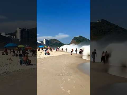 just a normal day in Copacabana. until it wasn't. 🌊