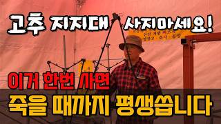 고추 지지대 사지마세요! Y자 삼각형 지주대 구조 만들기 추천합니다!