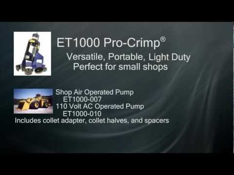 HoseTraining.com -Eaton Aeroquip ET1000 Crimp Machine