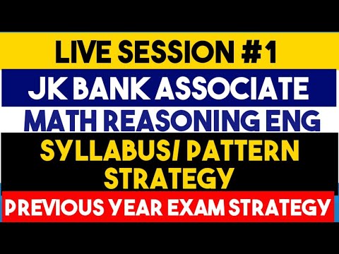 ðŸ”´Lec-1 JKBank Associate |Syllabus,Pattern@Career Success
