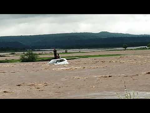 Rescue for save 3 person in heavy flood (MANDLA)