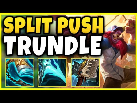 Trundle Top ULTIMATE SPLIT PUSHER 1v1 Champion In season 12! - League of Legends