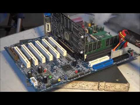 What if your pc power supply goes mad! Burning pc motherboard
