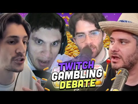 The Twitch Gambling Debate ft. xQc, Train & Hasan