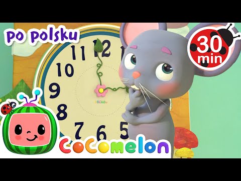 Tik-tak, myszka na zegarze | Cocomelon 🍉 Bajki i piosenki dla dzieci po polsku