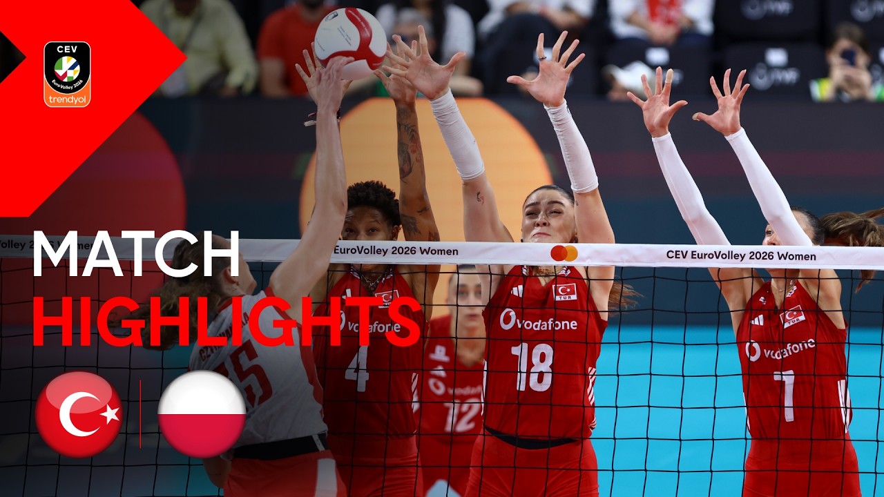 Highlights | TÜRKIYE vs. POLAND | CEV Trendyol Eurovolley 2026 | Women