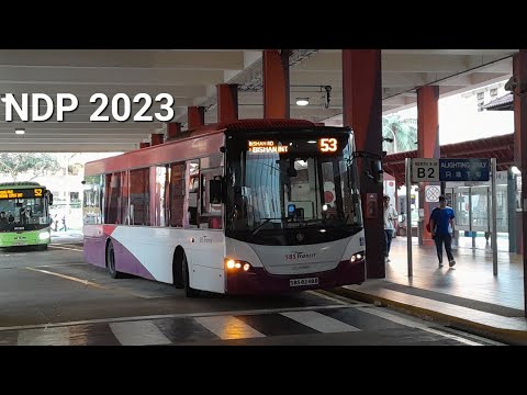 NDP SPECIAL! Singapore National day 2023 theme song with buses [Shine Your Light]