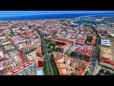 Drone Valencia city