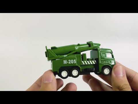 Металлическая машинка Die-Cast «Ракетная установка M-205» 1210-D15, инерционная