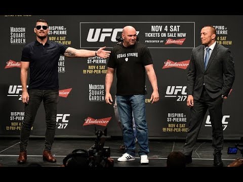 LIVE: UFC 217: Bisping vs St-Pierre Press Conference