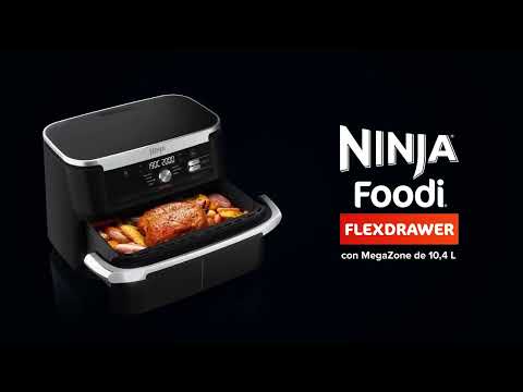 Miniatura del vídeo sobre Ninja FlexDrawer AF500EU y formato flexible de air fryer