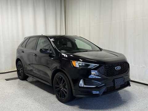 2023 Ford Edge ST Line AWD in Black for sale at Park Mazda in Sherwood Park, AB