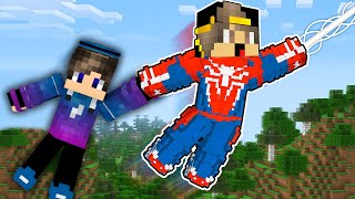 ماين كرافت ولكن تحولت انا واصدقائي الي ابطال خارقين ( ابطال خارقين ولكن مش خارقين ) !!!????????