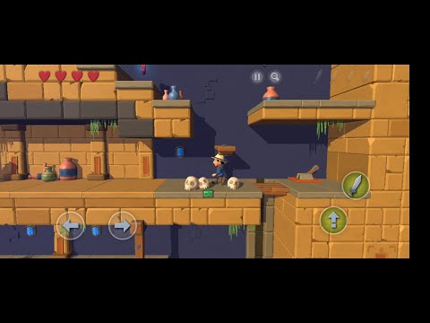Pyramid Quest (by EntwicklerX) - free offline platform game for Android - gameplay.