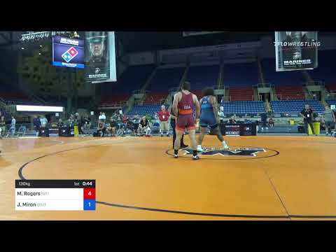 130 Kg Rr Rnd 1 - Michael Rogers, Nittany Lion Wrestling Club Vs Jordan Miron, South Side Wrestlin