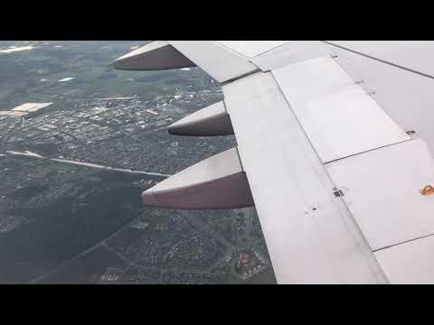 Wizz Air - Airbus A320-200 - Landing in Eindhoven Airport, the Netherlands - Wing View