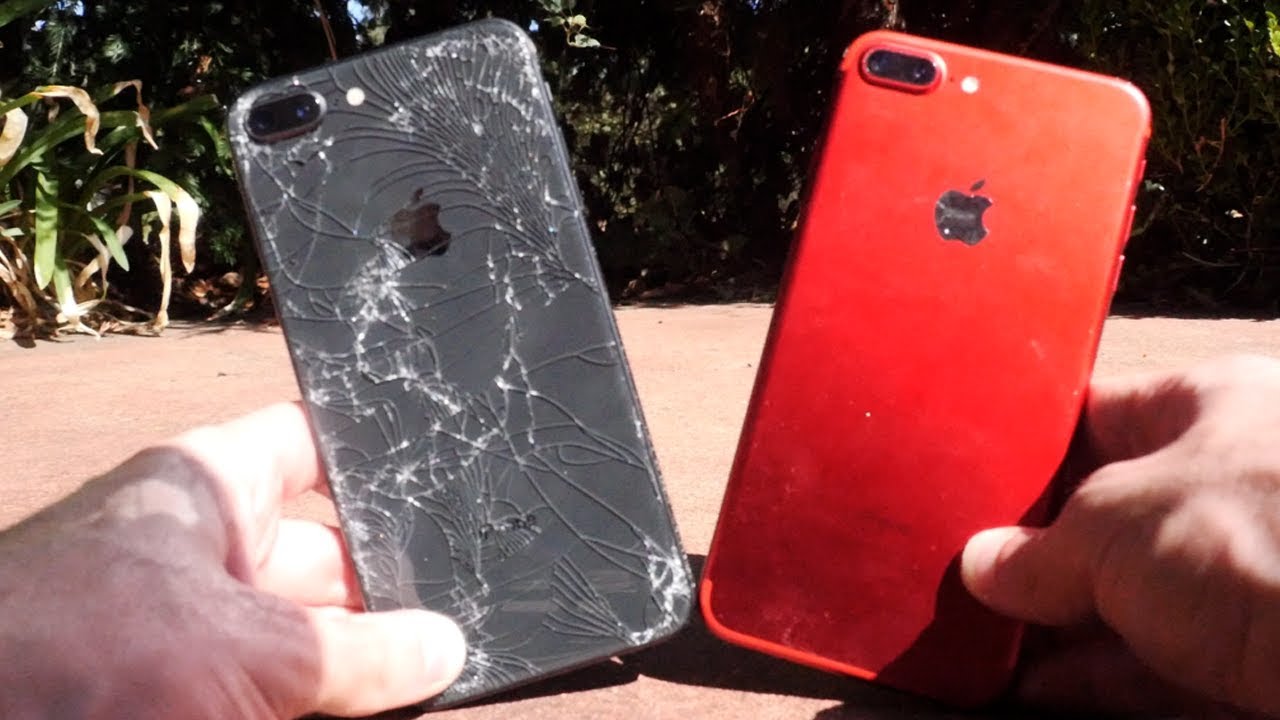 iPhone 8 Plus vs 7 Plus Drop Test!