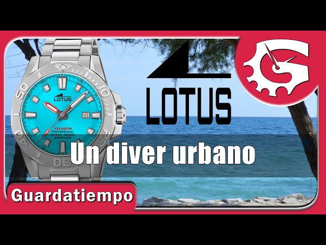 Vídeo relacionado con LOTUS Reloj Hombre Analógico de Acero Inoxidable y Caucho Azul 18621/1