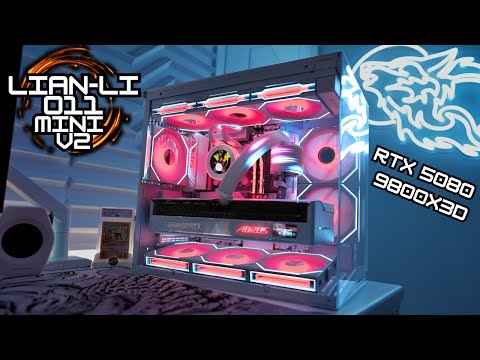 O11D Mini V2 Build Complete Step-by-Step Guide on How To Build a White Gaming PC 9800x3D + RTX 5080