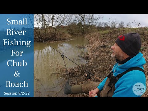 Small River Fishing For Chub & Roach - 8/2/22 (Video 301)