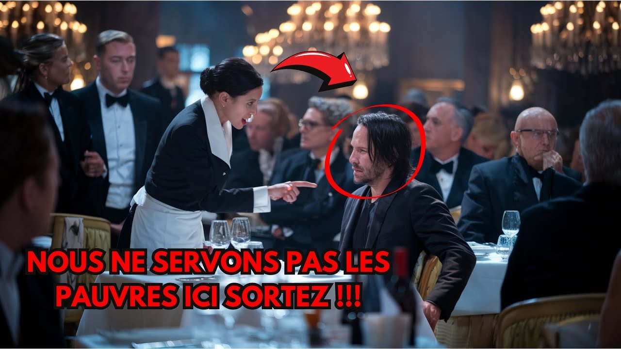 Un serveur insulte Keanu Reeves dans un restaurant de luxe sans savoir qu'il en est le propriétaire.