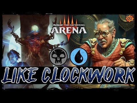 CLOCK STRIKES MIDNIGHT | MTG Arena - Dimir Draw Life Gain + Drain Rusko Clockmaker Jank Alchemy Deck