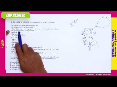 OLHANDO O GAVIÃO NO TELHADO, HÉLIO FALA: — ESTA NOITE EU SONHEI(...) | TIPOLOGIA E GÊNERO TEXTUAL