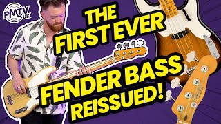 Video thumbnail for The FIRST Electric Bass Guitar, Reissued! - The Fender American Vintage II 1954 Precision Bass by PMTVUK