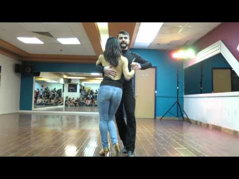 Ysa & Dimitri (Kizomba freestyle) at the San Tropez Practice Party on February 13th 2014