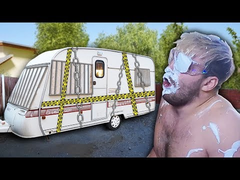 Trapped In A Caravan Escape Room Overnight *GONE WRONG*