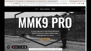 Website critique for: MMK9Pro.com - How To Make A Local Dog Training Business Website Convert Better