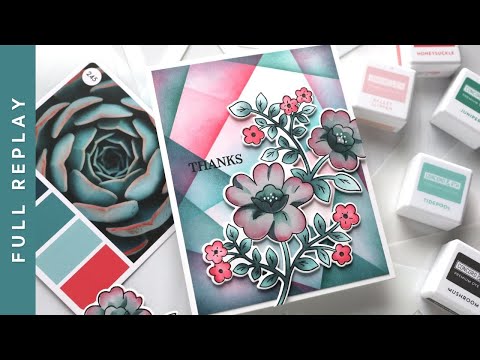 🔴 LIVE CRAFTING - Make a card with Kristina!