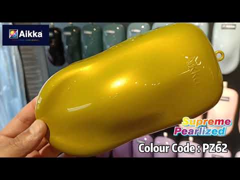 Aikka Paint PZ62 Supreme Pearlized Colour for Car Spray Painting. Colour Code : PZ62