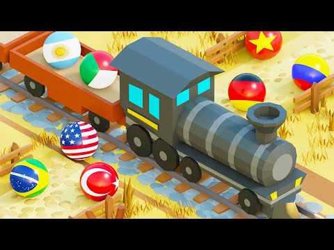 Marble Race Countries 3D - Marble Race Countryballs Tournament