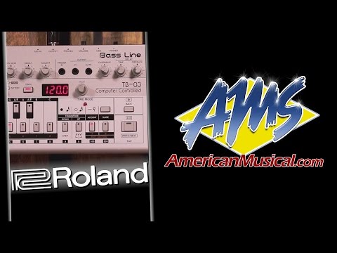 Roland TB-03 Synthesizer Overview - Roland TB-03 Boutique Series Bass Line Synthesizer