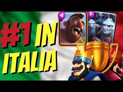 PROVO IL DECK DEL PRIMO IN ITALIA!!! [CLASH ROYALE ITA]