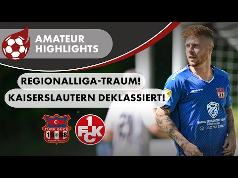 Wahnsinn! Türk Gücü Friedberg haut Kaiserslautern weg | Fußball-Regionalliga-Relegation