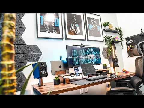 Modern Desk Setup Makeover For a Financial Advisor