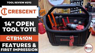 CRESCENT 14" Tool Tote | Features & First Impression CTB1410N