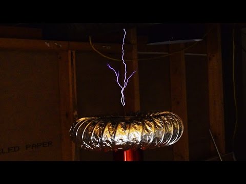 Solid State Tesla Coil - 12" Breakout
