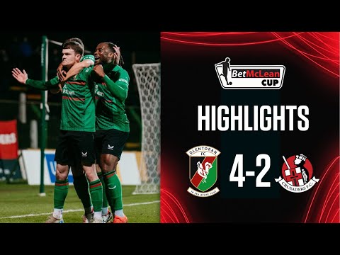 LATE DRAMA! | Glentoran 4-2 Crusaders | #BetMcLeanCup Semi-Final